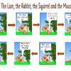 the lion the rabbit the squirrel and the mouse pathway1
